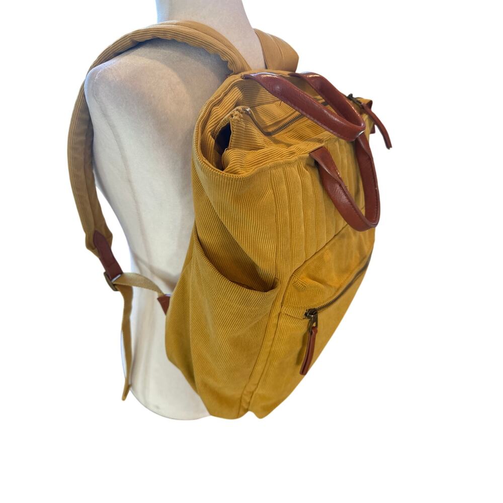 Universal Thread Yellow Corduroy Backpack - image 2
